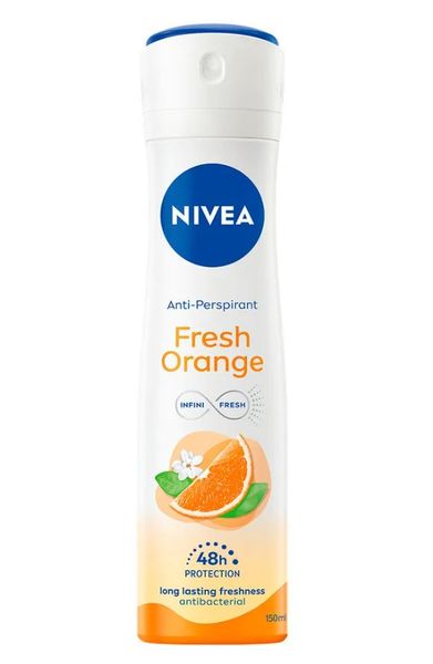 Nivea Deo- Spray Fresh Orange Kvinne 150ml*6st.