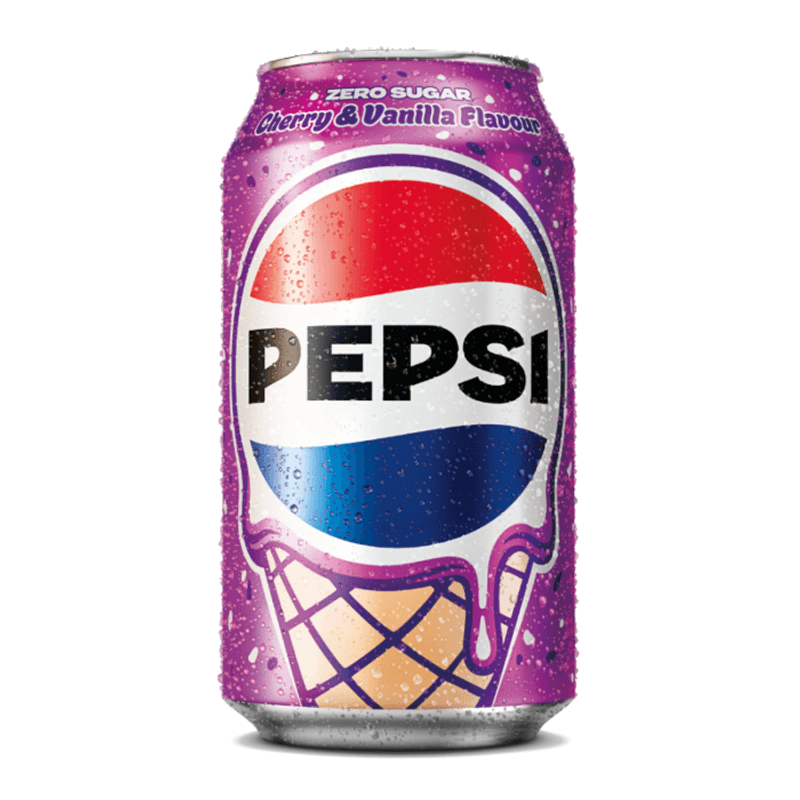 Pepsi Zero Sugar Cherry & Vanilla 330ml*24st. UK