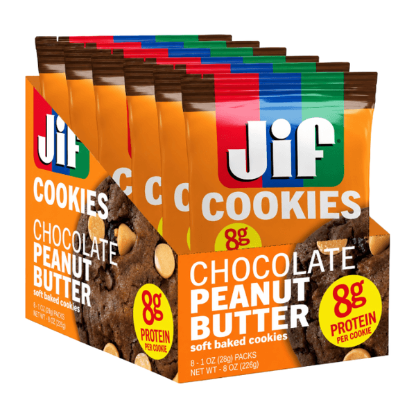 JIF Soft Baked Cookies Chocolate Peanut (85g)*24st.