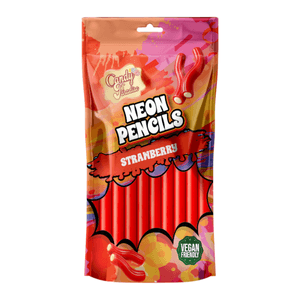 Hovedbilde Candy Paradise Neon Pencils Strawberry 130g*12st.