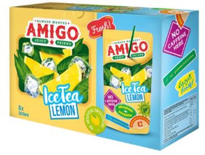 Hovedbilde Amigo Ice Tea Lemon 200ml*8-pk*5st.