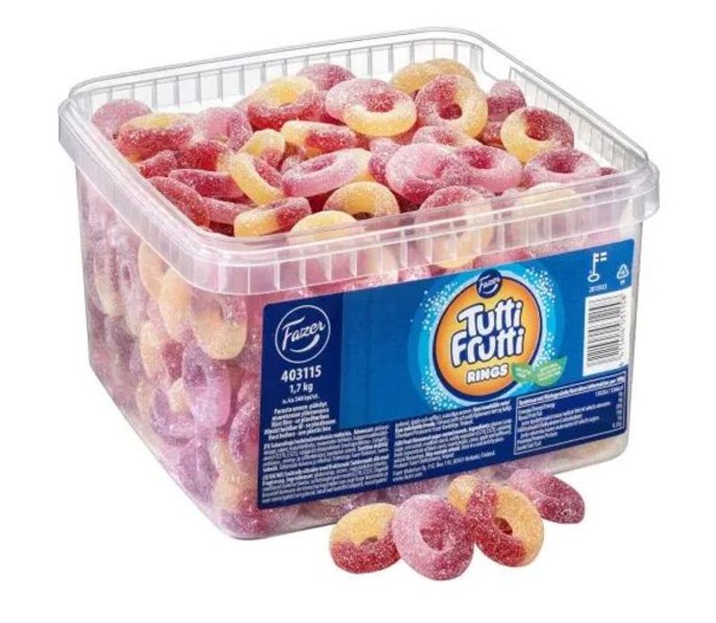 TUTTI FRUTTI RINGS 1.7kg.