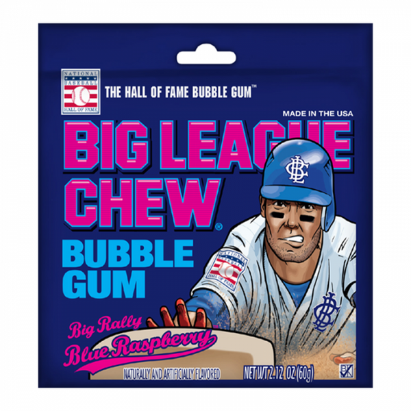 Big League Chew Blue Raspberry 2.12oz (60g)*12st. USA