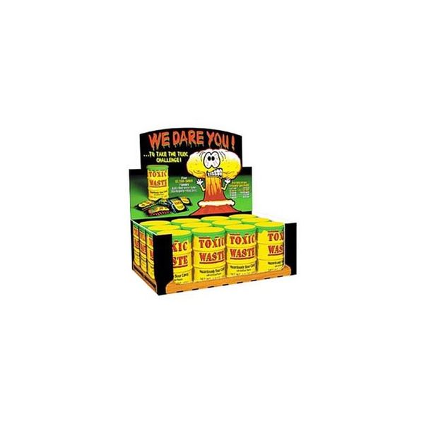 Toxic Waste Yellow Drum Extreme Sour Candy 1.5oz (42g)*12st.