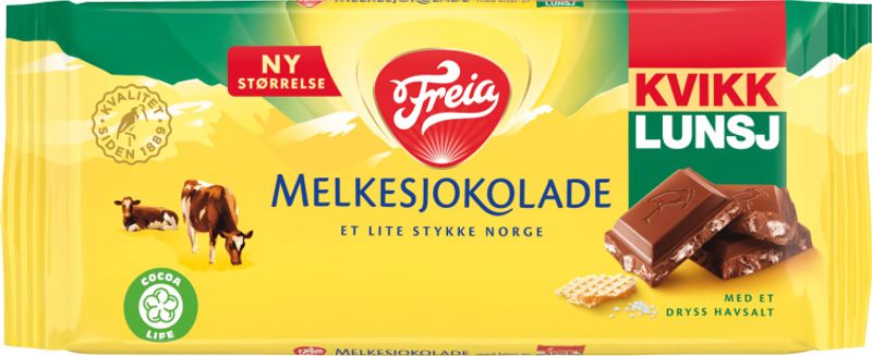 Melkesjokolade Kvikk Lunsj 100g*18st.