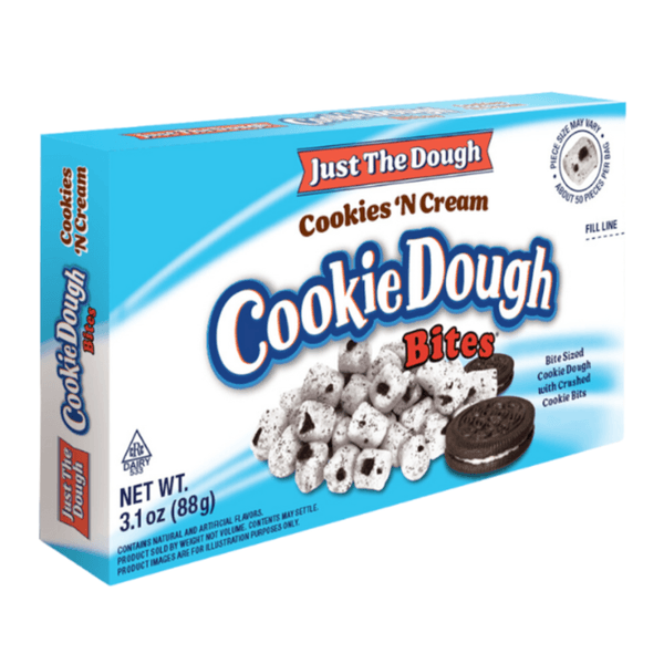 Cookie Dough Bites Just the Dough Cookies 'N Cream 3.1oz (88g)*1