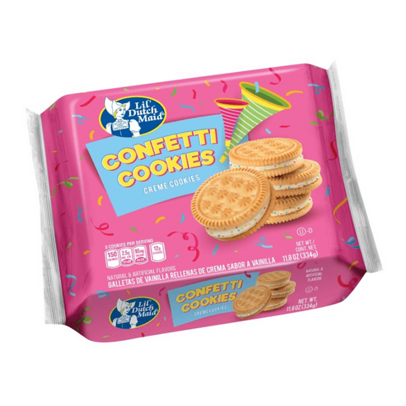 Lil Dutch Maid Confetti Cookies 334gx 12st. USA