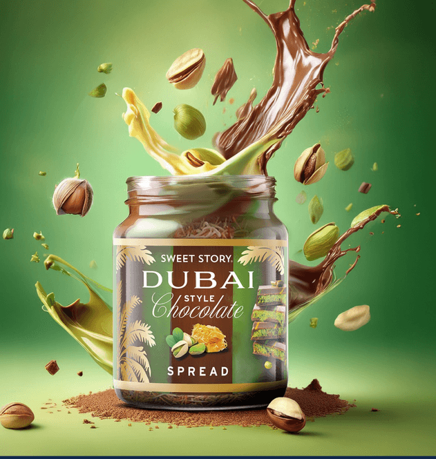 Hovedbilde Dubai Sjokolade m/ Pistasjkrem 150g*12st.