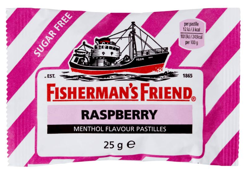 Fishermans Friend Raspberry 25g*24st.