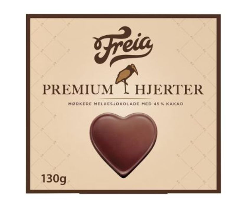 Freia Premium Hjerter 130 g*12st.