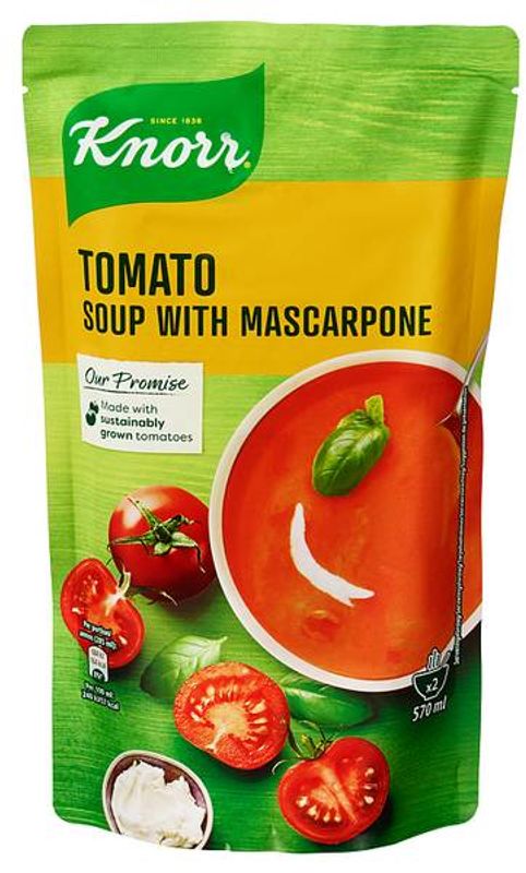 Knorr Tomato Soup with Mascarpone 570ml 5st.