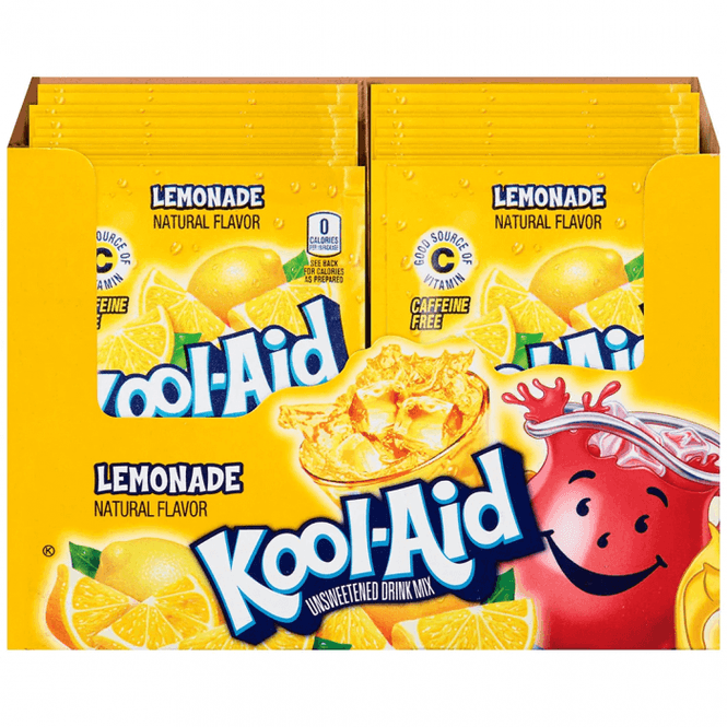 Hovedbilde Kool Aid Drink Mix Lemonade 6g 48stk USA